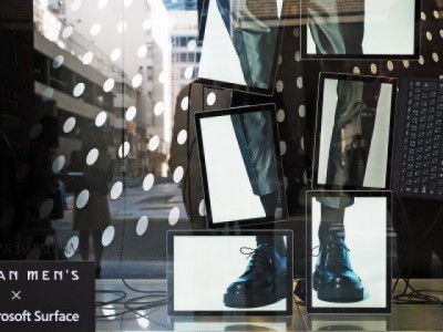 Microsoft рекламирует устройства Surface в японских магазинах одежды