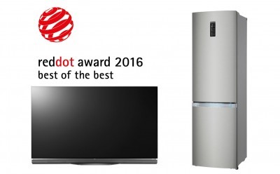 LG лидирует по количеству наград RED DOT AWARD –авторитетной премии в области дизайна