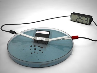 Учёные создали растворяющийся в воде аккумулятор